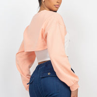 Ribbed Sleeveless Top With Shrug Sweater - Passion 4 Fashion USA