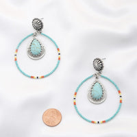 Rodeo western style stone earring - Passion 4 Fashion USA
