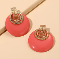 Round Metal Post Earring - Passion 4 Fashion USA