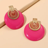 Round Metal Post Earring - Passion 4 Fashion USA