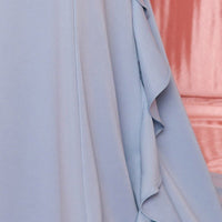 Ruffle Drapped Tail Plus Size Maxi Dress - Passion 4 Fashion USA