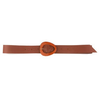 Smooth Oval Buckle Belt - Passion 4 Fashion USA