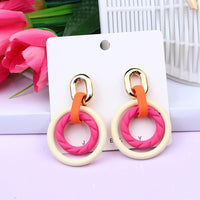 Smooth Texture Round Dangle Earring - Passion 4 Fashion USA