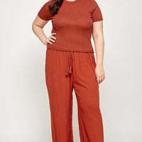 Solid Full Length Wide Leg Palazzo Pants - Passion 4 Fashion USA