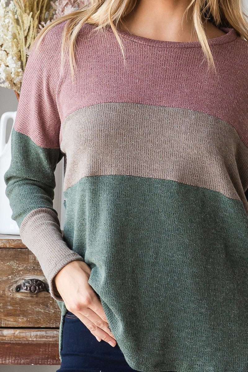 Stylish Colorblock Top - Passion 4 Fashion USA
