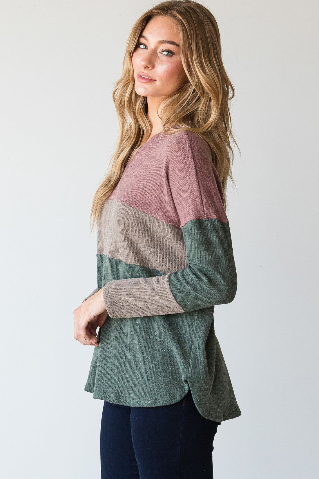 Stylish Colorblock Top - Passion 4 Fashion USA