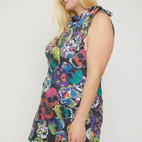 Sugar Skull Sublimation Print - Passion 4 Fashion USA