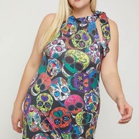 Sugar Skull Sublimation Print - Passion 4 Fashion USA