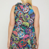 Sugar Skull Sublimation Print - Passion 4 Fashion USA