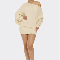 Sweater Mini Dress - Passion 4 Fashion USA