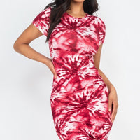Tie-dye Printed Dress - Passion 4 Fashion USA