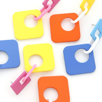 Triple Color Mix Dangle Earring - Passion 4 Fashion USA