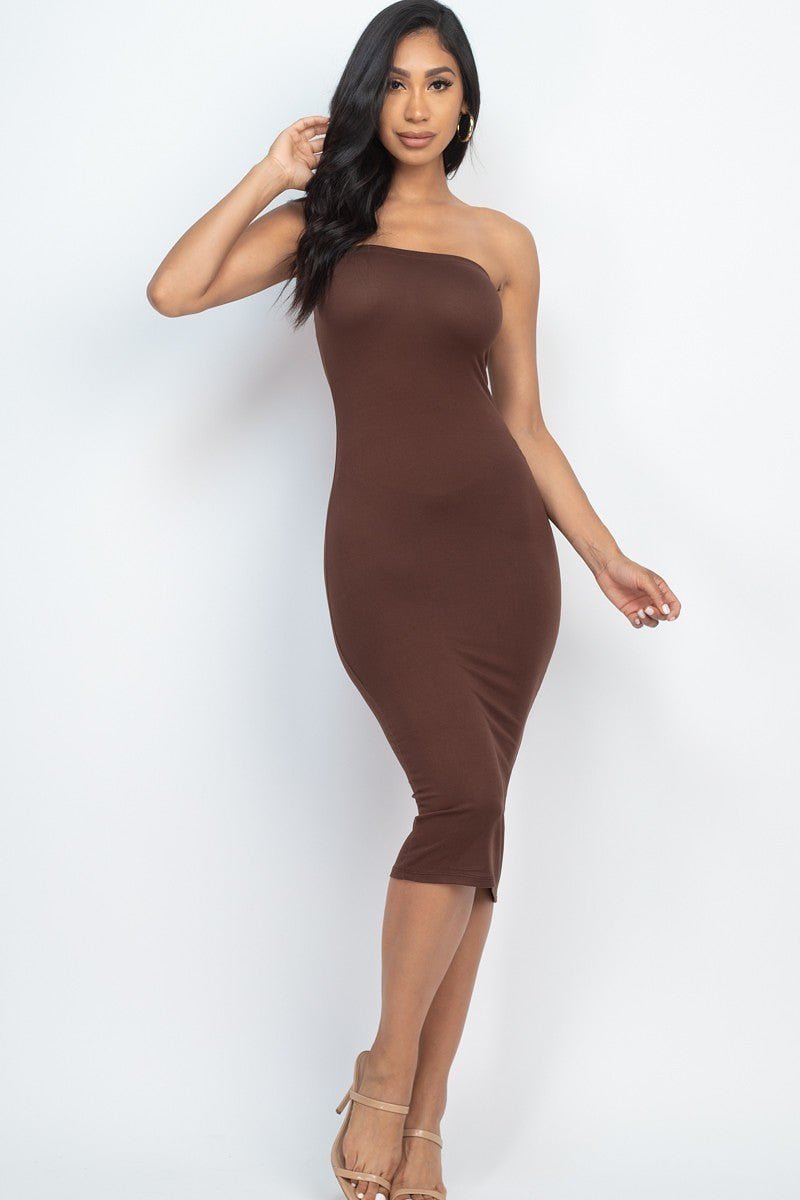 Tube Bodycon Dress - Passion 4 Fashion USA