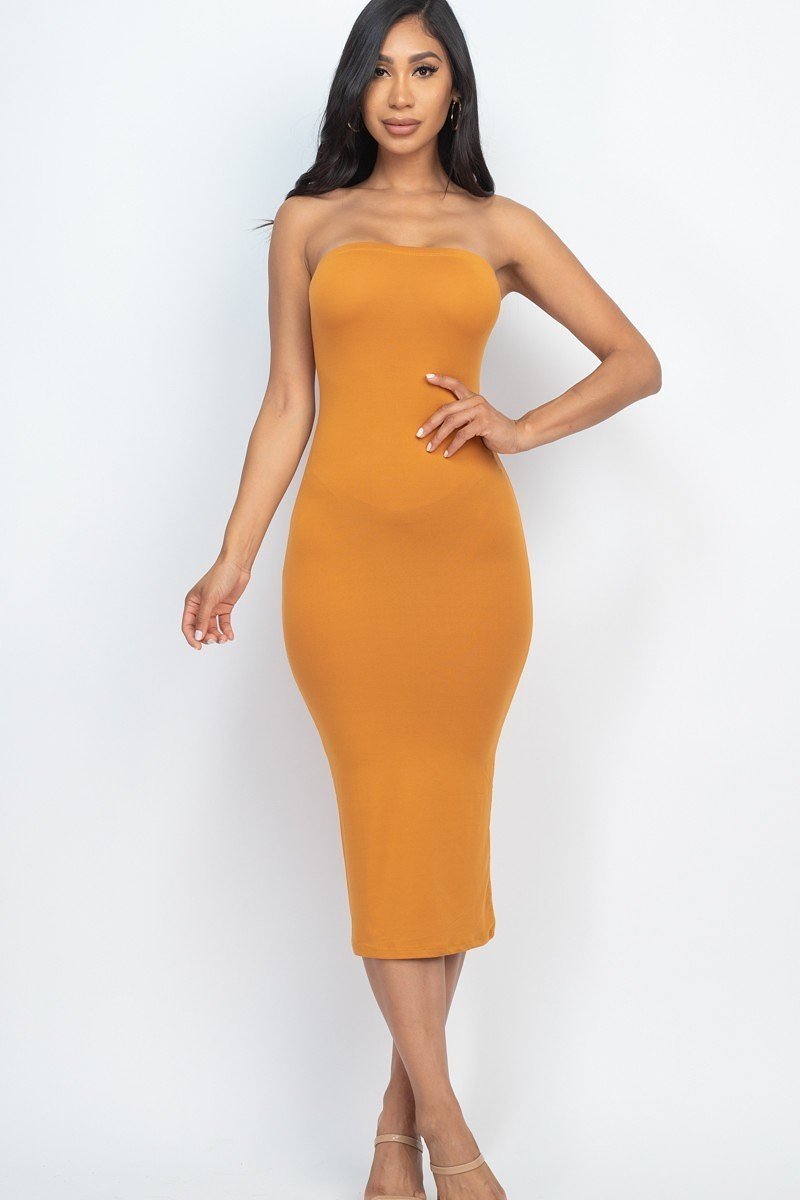Tube Bodycon Dress - Passion 4 Fashion USA