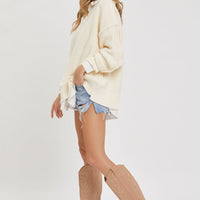 V Neck Oversized Sweater - Passion 4 Fashion USA