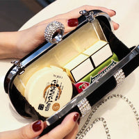 Fashion Velvet Rhinestone Evening Bag