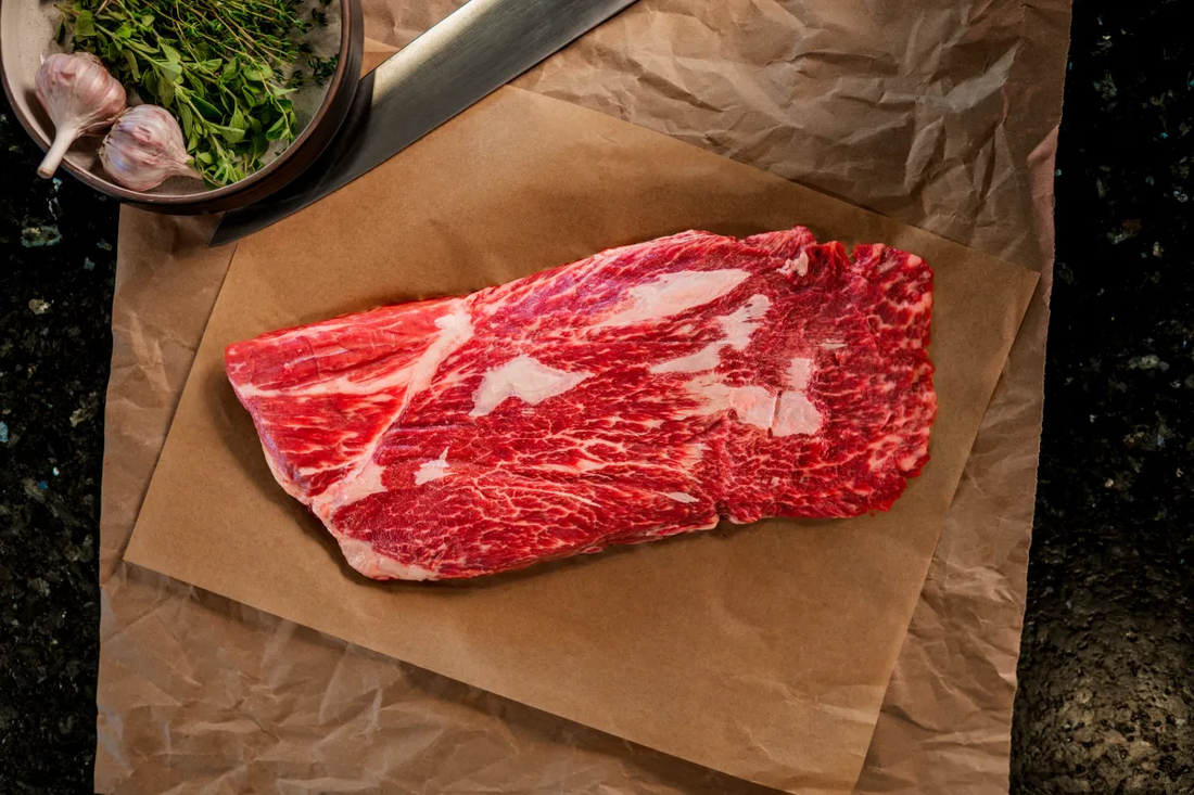 Grass-fed & Finished Flat Iron Steak, 10oz. – USA