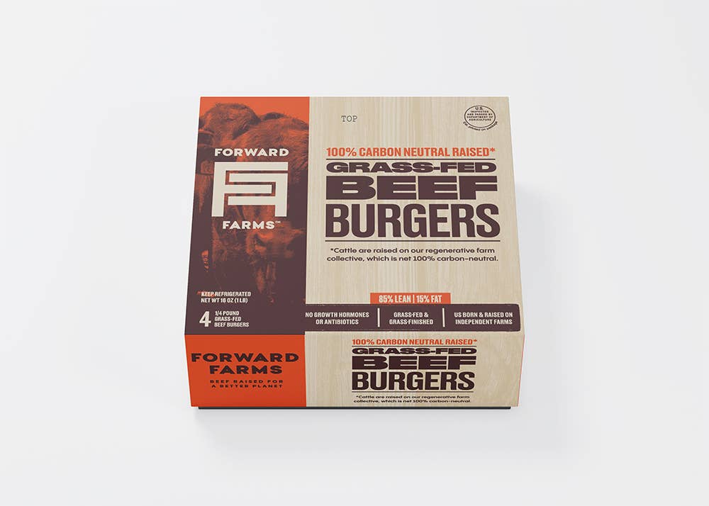Grass-fed & Finished Burger Patties, 16oz. (4ct) – USA