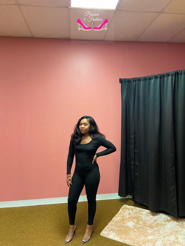 Blackened Full Body Jumpsuit - Passion 4 Fashion USA