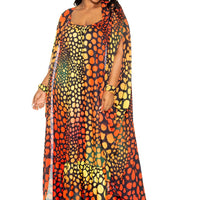 Dot Robe With Wrist Band - Passion 4 Fashion USA