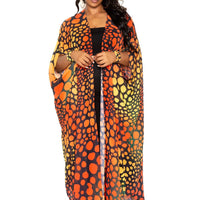 Dot Robe With Wrist Band - Passion 4 Fashion USA