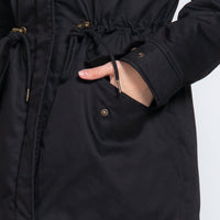 Fleece Lined Fur Hoodie Utility Jacket - Passion 4 Fashion USA