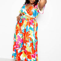 Flower Maxi Skirt&top Set - Passion 4 Fashion USA