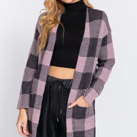 Front Open Jacquard Sweater Cardigan - Passion 4 Fashion USA