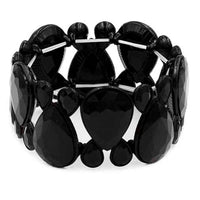 Gem Crystal Stone Stretch Bracelet - Passion 4 Fashion USA