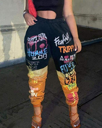 Graffiti Jogger Pants - Passion 4 Fashion USA