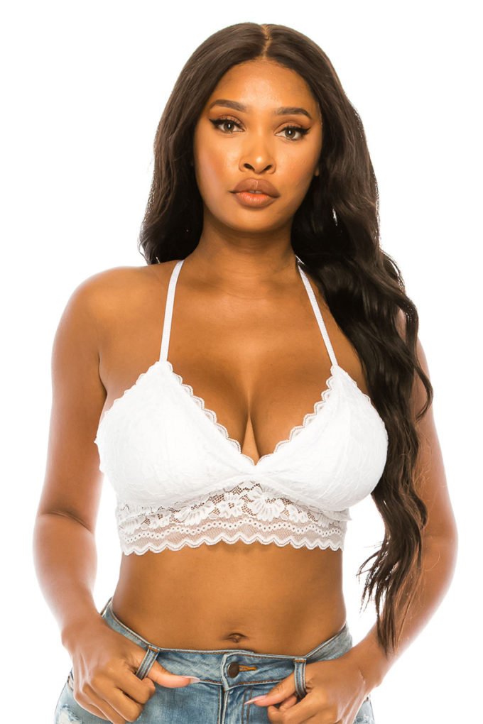 Non Removable Straps Lace Bralette - Passion 4 Fashion USA