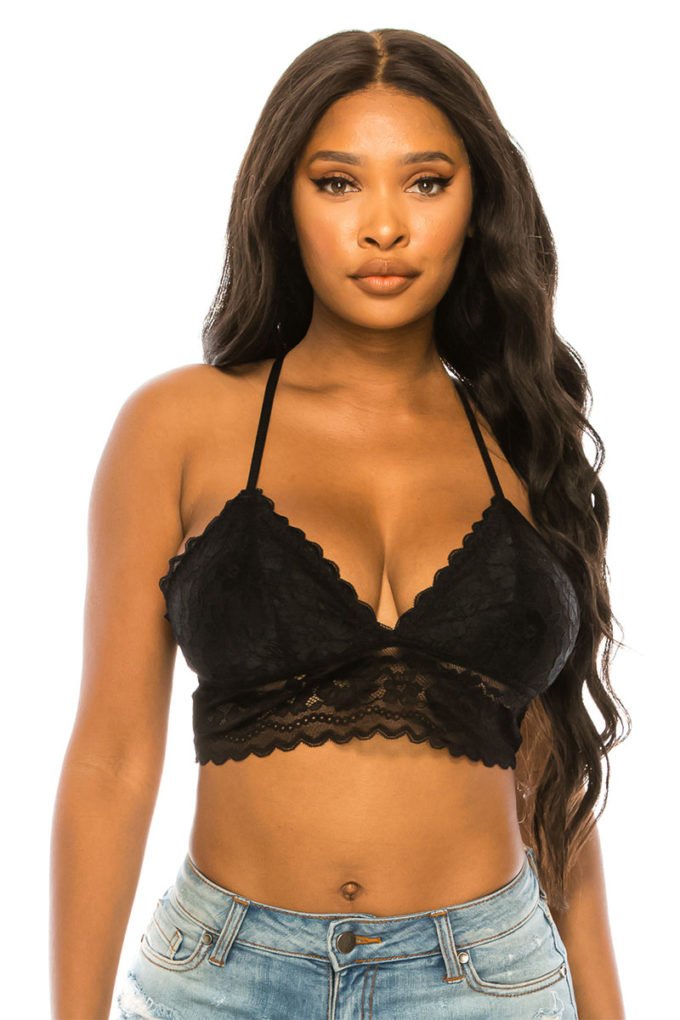 Non Removable Straps Lace Bralette - Passion 4 Fashion USA