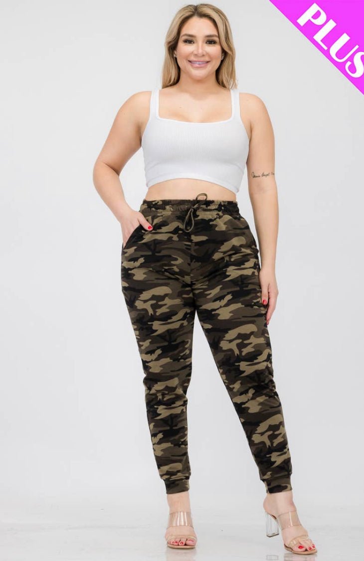 Plus Camo Pants - Passion 4 Fashion USA