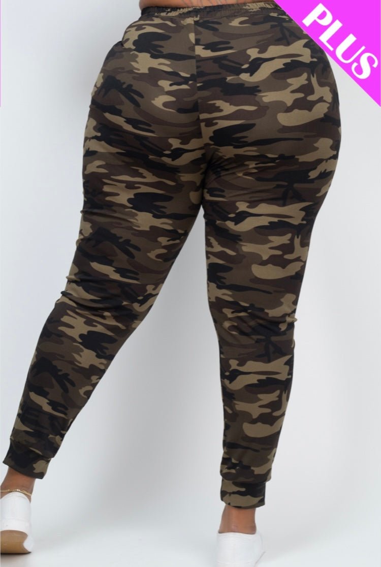 Plus Camo Pants - Passion 4 Fashion USA