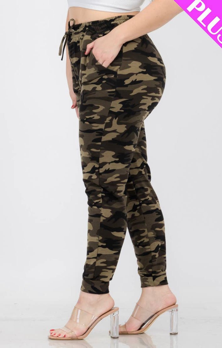 Plus Camo Pants - Passion 4 Fashion USA