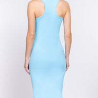 Racerback Sleeveless Midi Dress - Passion 4 Fashion USA