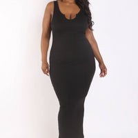 Ribbed Tank Maxi Dress - Passion 4 Fashion USA