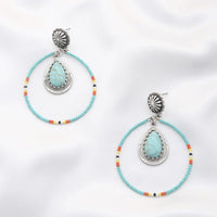 Rodeo western style stone earring - Passion 4 Fashion USA