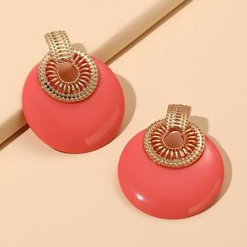 Round Metal Post Earring - Passion 4 Fashion USA