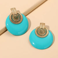 Round Metal Post Earring - Passion 4 Fashion USA