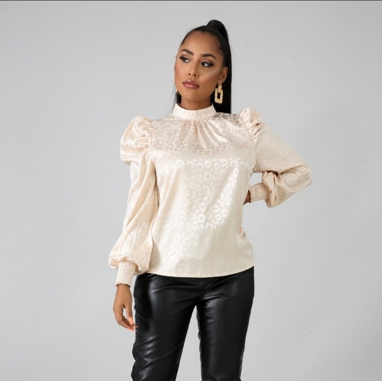 Satin Creativity Blouse - Passion 4 Fashion USA