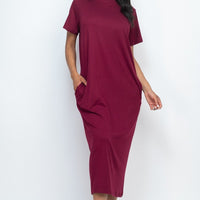 Side Pocket Tee Dress - Passion 4 Fashion USA