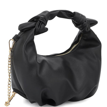 Smooth Round Handle Zipper Bag - Passion 4 Fashion USA