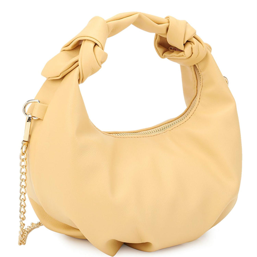 Smooth Round Handle Zipper Bag - Passion 4 Fashion USA