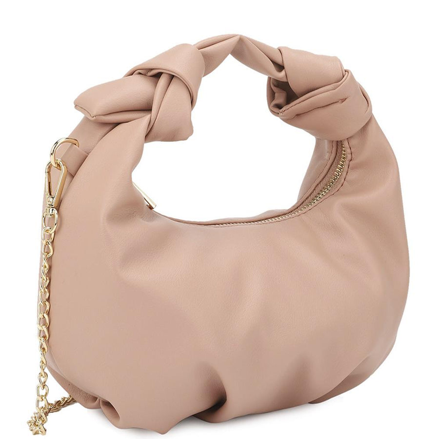 Smooth Round Handle Zipper Bag - Passion 4 Fashion USA