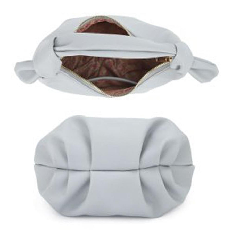 Smooth Round Handle Zipper Bag - Passion 4 Fashion USA