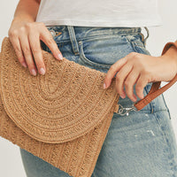 Straw Envelope Crossbody & Clutch - Passion 4 Fashion USA