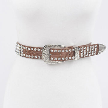 Studded Poly Belt - Passion 4 Fashion USA