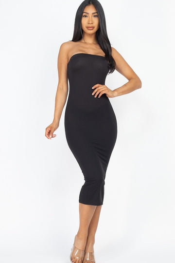 Tube Bodycon Dress - Passion 4 Fashion USA